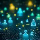 People connecting online.
